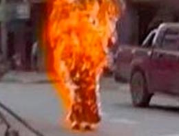 4 çocuk annesi kendini yaktı