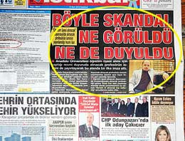 Böyle skandal ne görüldü, ne duyuldu!