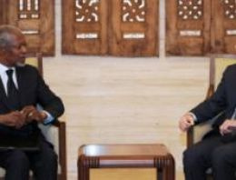Esad'la görüşen Annan: Çözümden umutluyum