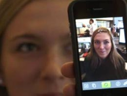 iPhone'dan yüz tanıma uygulaması