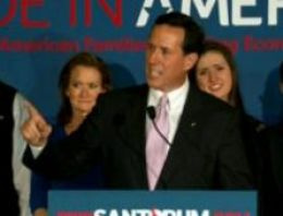Santorum iki eyalette kazandı